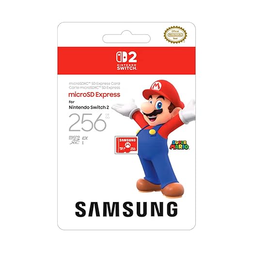 Samsung microSD Express Card – 256GB for Nintendo Switch 2 Samsung microSD Express Card – 256GB for Nintendo Switch 2